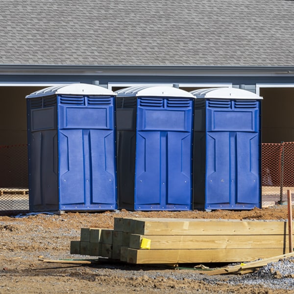 how do you dispose of waste after the portable restrooms have been emptied in Charlotte